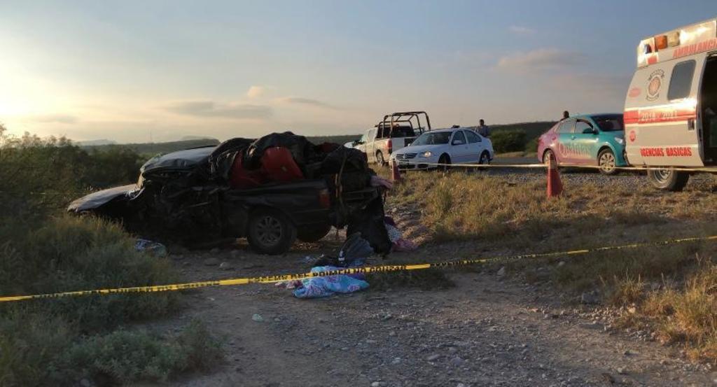 Mueren mujer y su bebé tras accidente en carretera de Saltillo