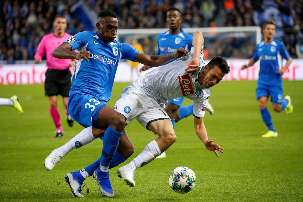 Con 'Chucky' Lozano en el campo, Napoli empata en Champions