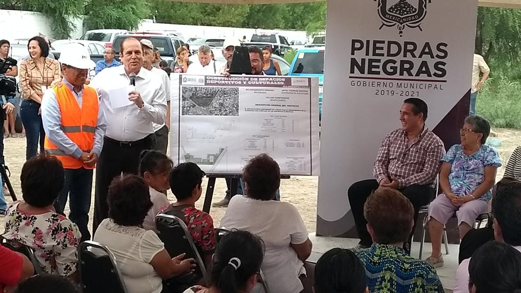 Inicia construcción de megaproyecto cultural y deportivo en Piedras Negras