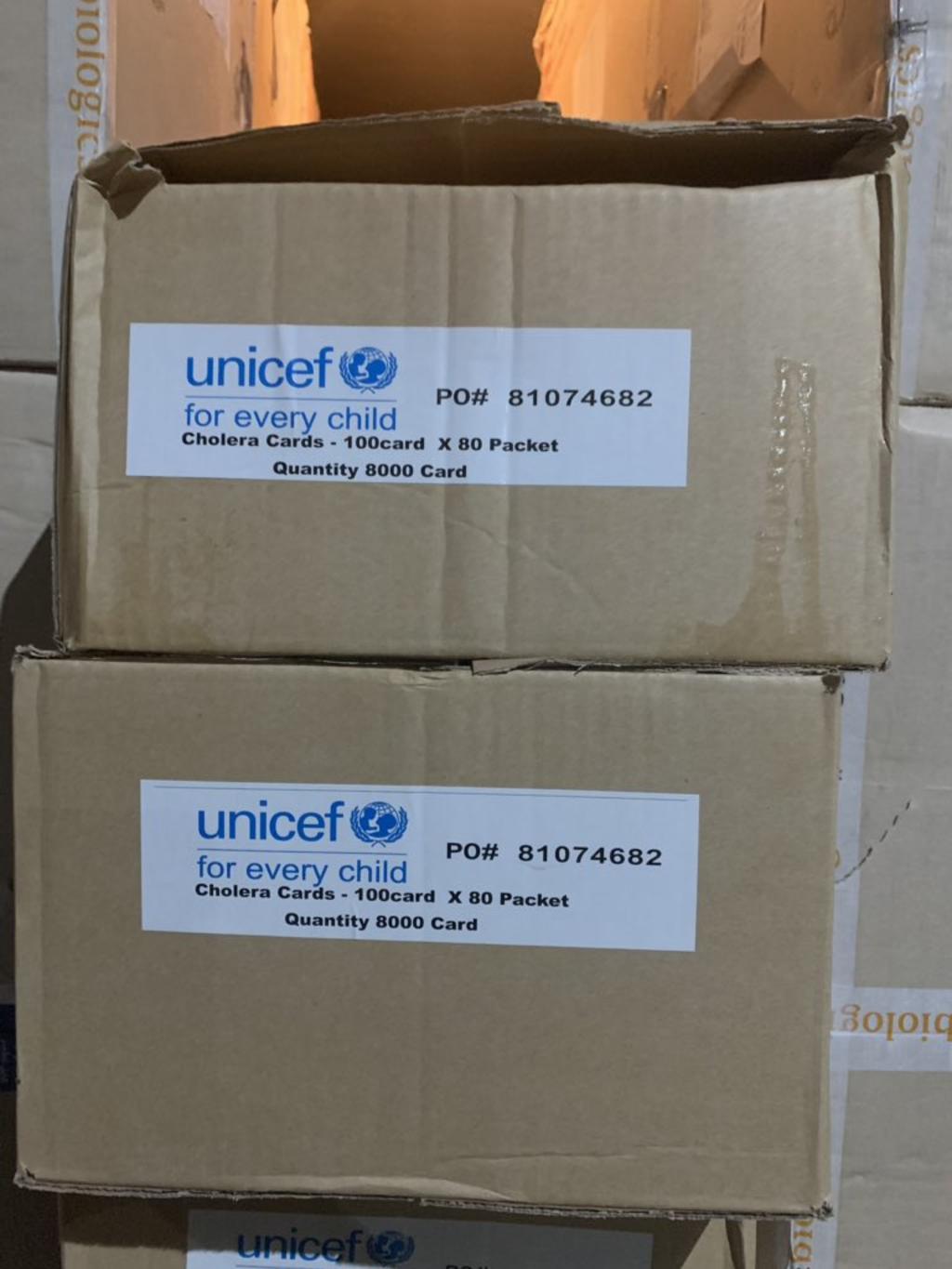 Unicef envía 1.6 millones de dosis de vacunas contra el cólera a Sudán