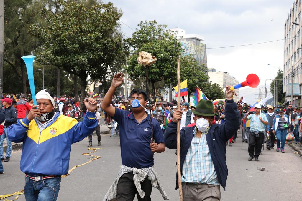 Indígenas de Ecuador denuncian 'represión brutal' en manifestaciones