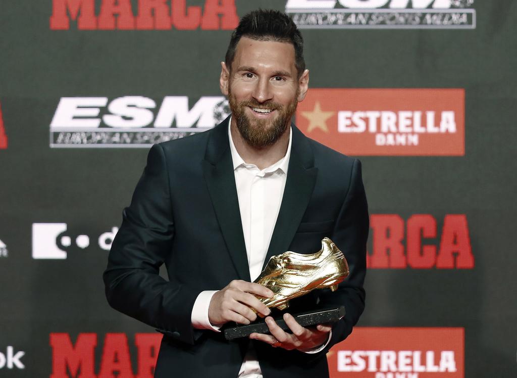 Messi dedica su Bota de Oro a todo el vestuario azulgrana
