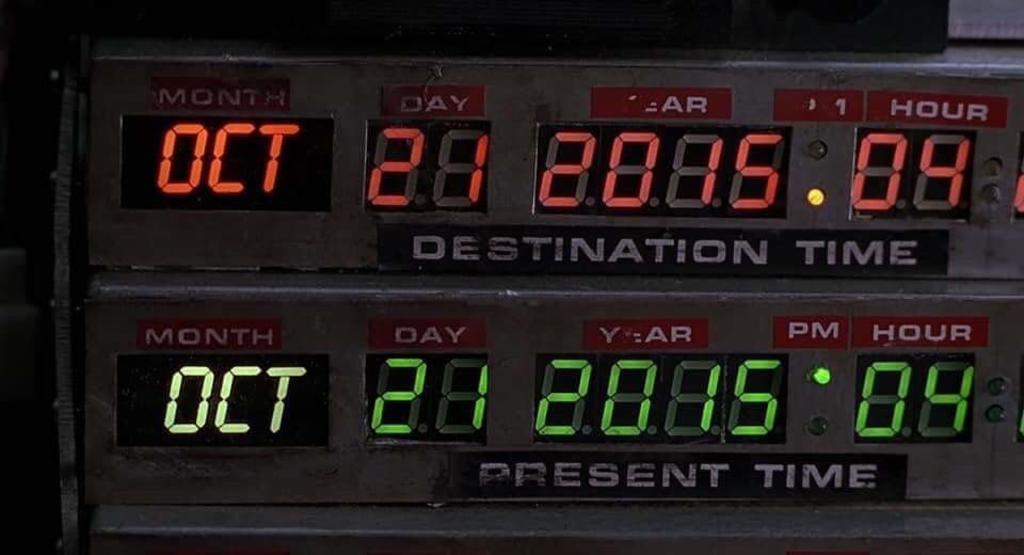 Hoy es 21 de octubre, el día en que 'Marty McFly' viajó al futuro