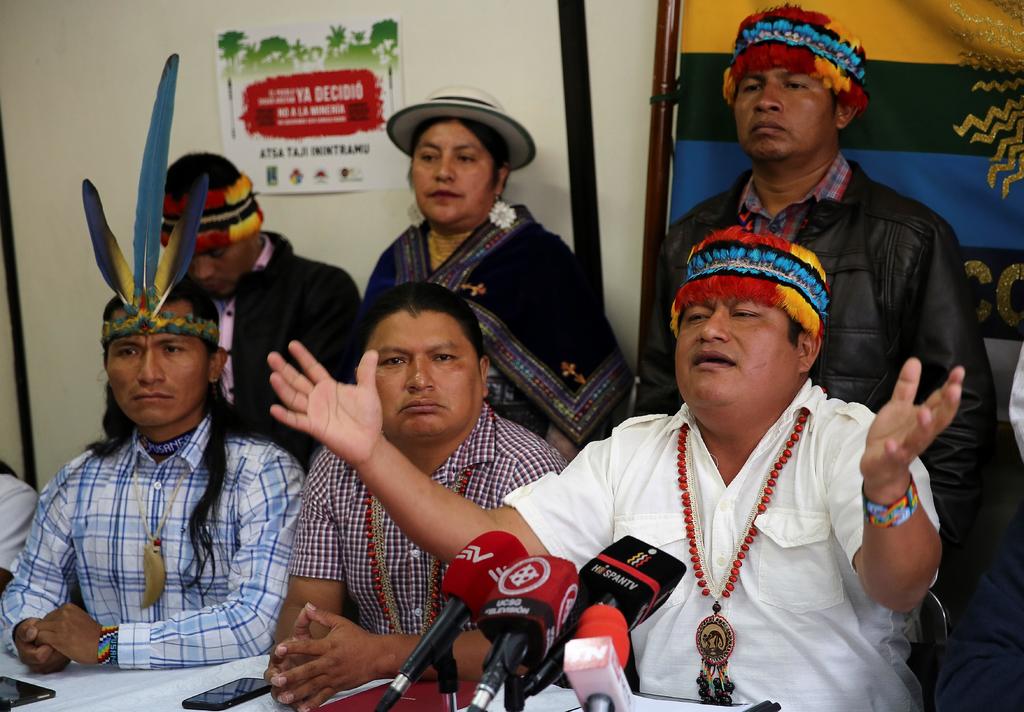 Asegura líder indígena de Ecuador que nunca sugirió crear un 'grupo subversivo'