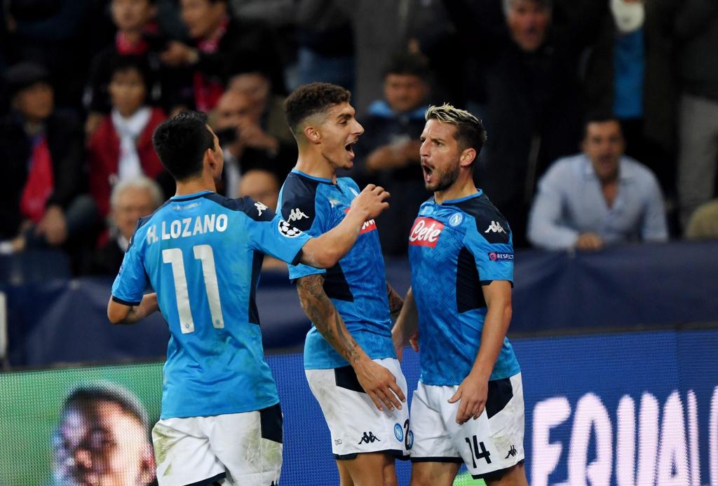 Napoli logra una apurada victoria en la Champions League