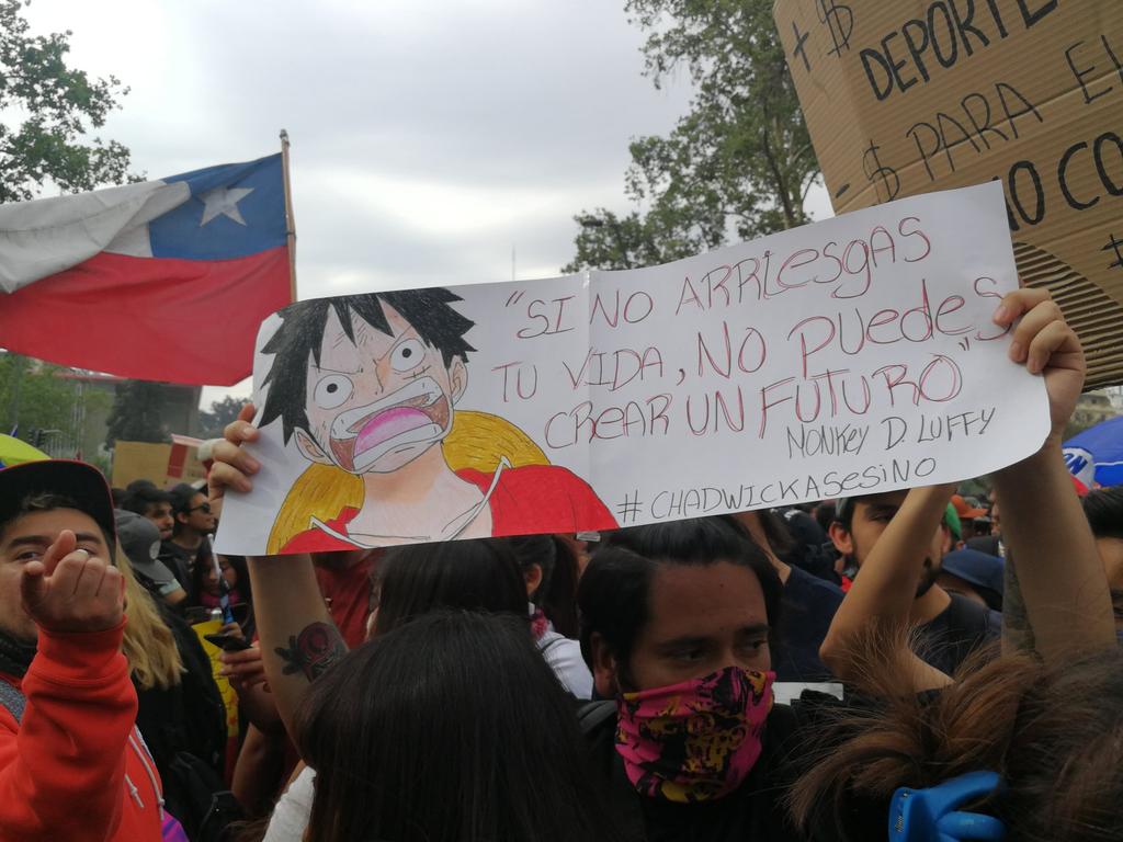 VIRAL: 'Otakus' se unen a las protestas en Chile