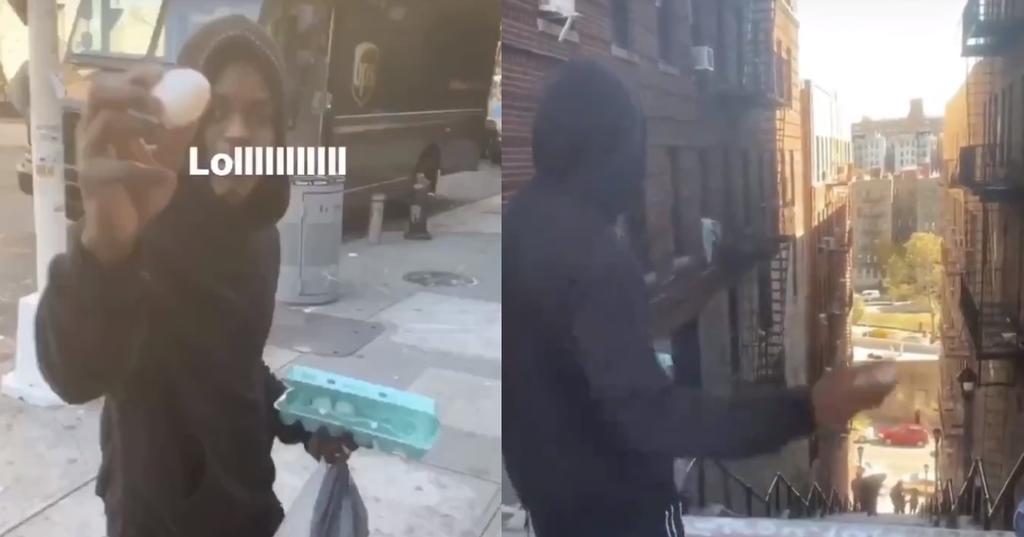 Hombre arroja huevos a turistas en escaleras de El Bronx utilizadas en Joker
