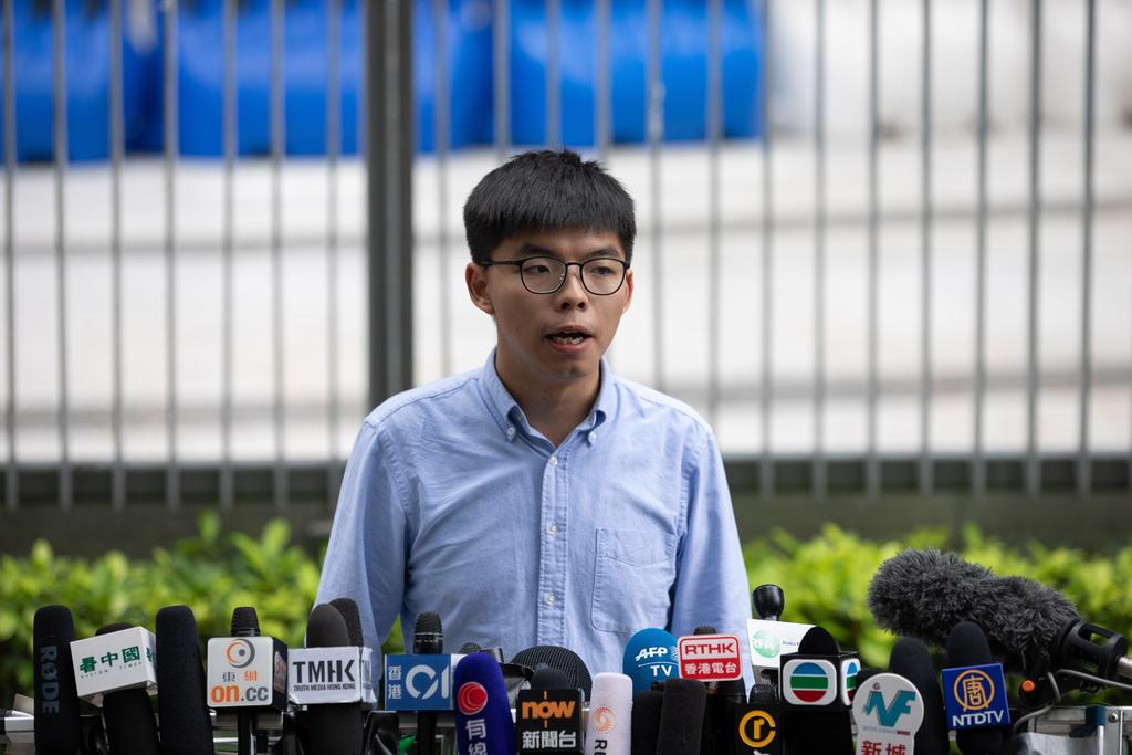 Hong Kong veta al activista Joshua Wong en elecciones