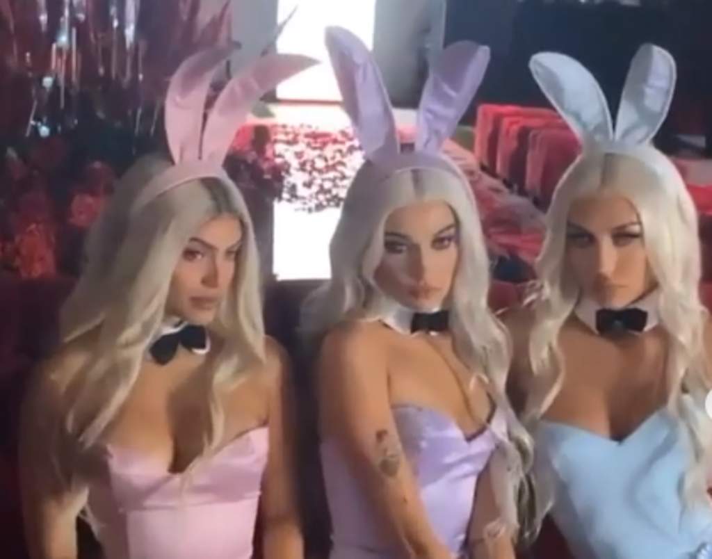 Kylie Jenner se viste de conejita de Playboy para fiesta de Halloween