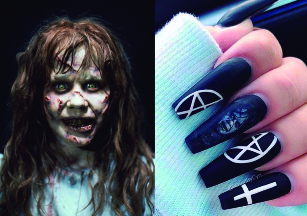 VIRAL: Crean diseño de uñas inspirado en películas de terror