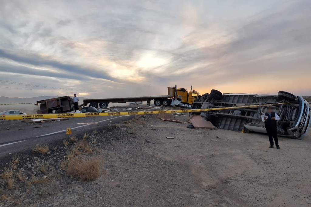 Accidente carretero deja un muerto en la Saltillo-Torreón