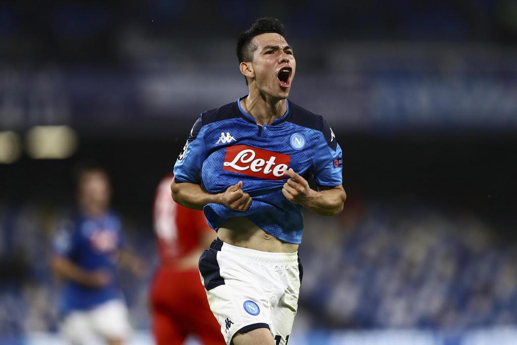 Con gol de Hirving Lozano, Napoli empata como local ante Salzburgo en la UCL