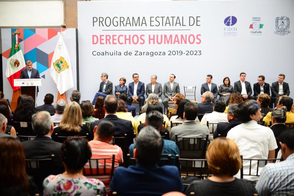 Gobierno de Coahuila presenta programa de derechos humanos