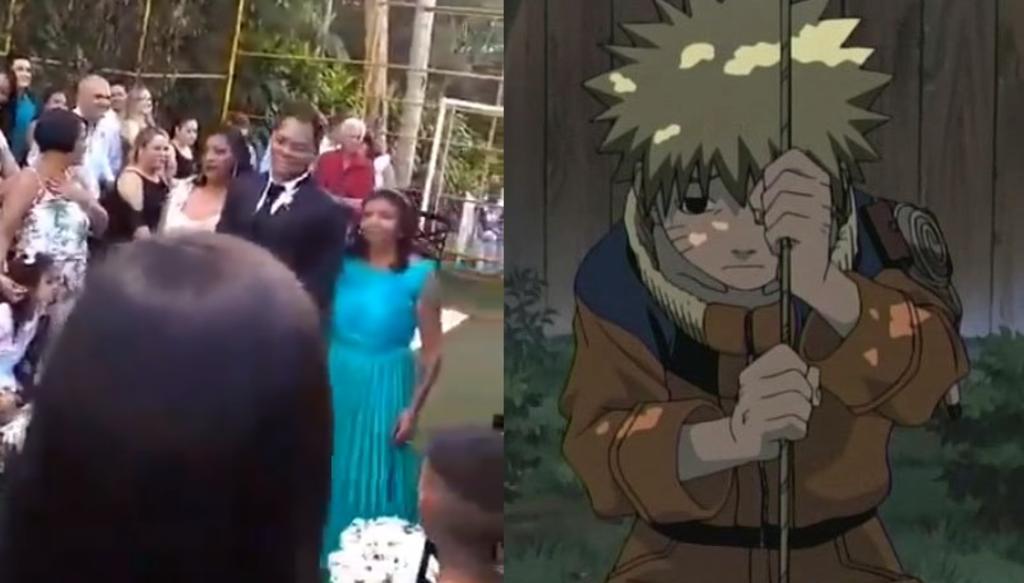 Ambientan boda con música de Naruto y se vuelve viral