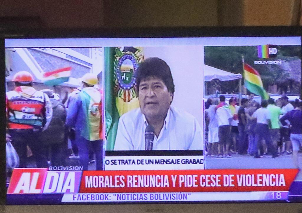 ¿Quién podría quedar en el cargo tras la renuncia de Evo Morales?