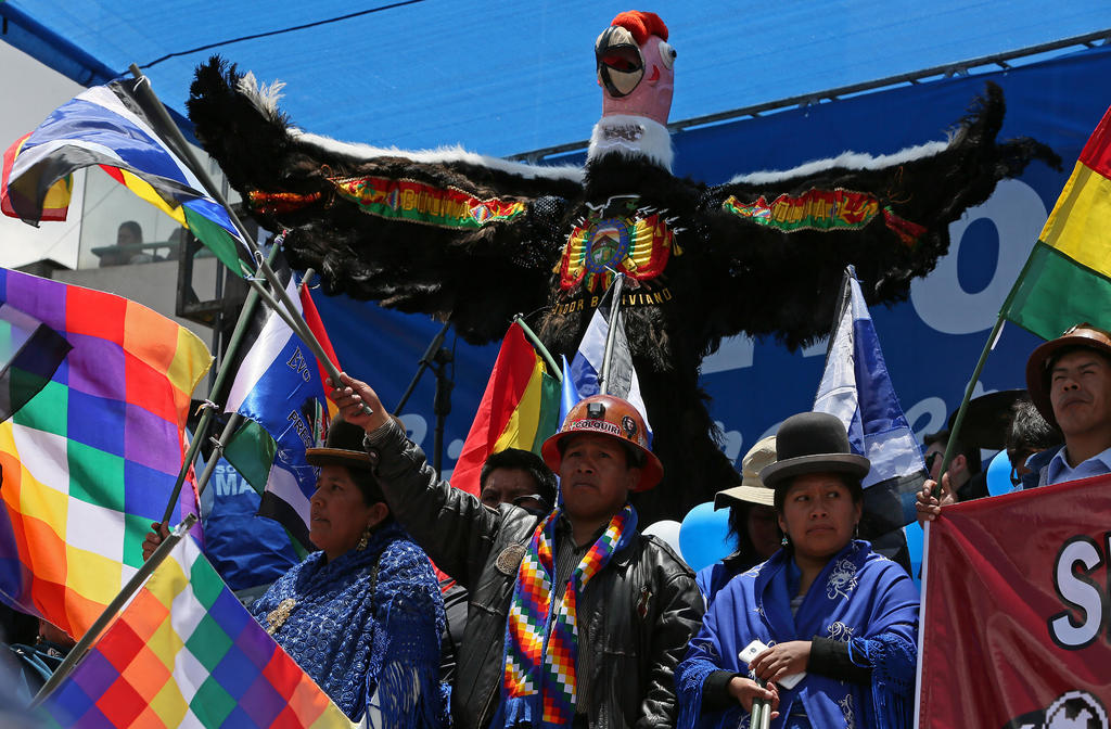 Partidarios de Evo Morales se manifiestan en Bolivia