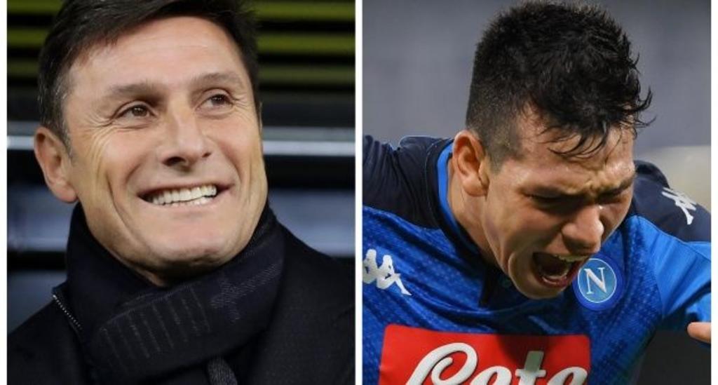 Javier Zanetti defiende al 'Chucky' Lozano de las críticas en Italia
