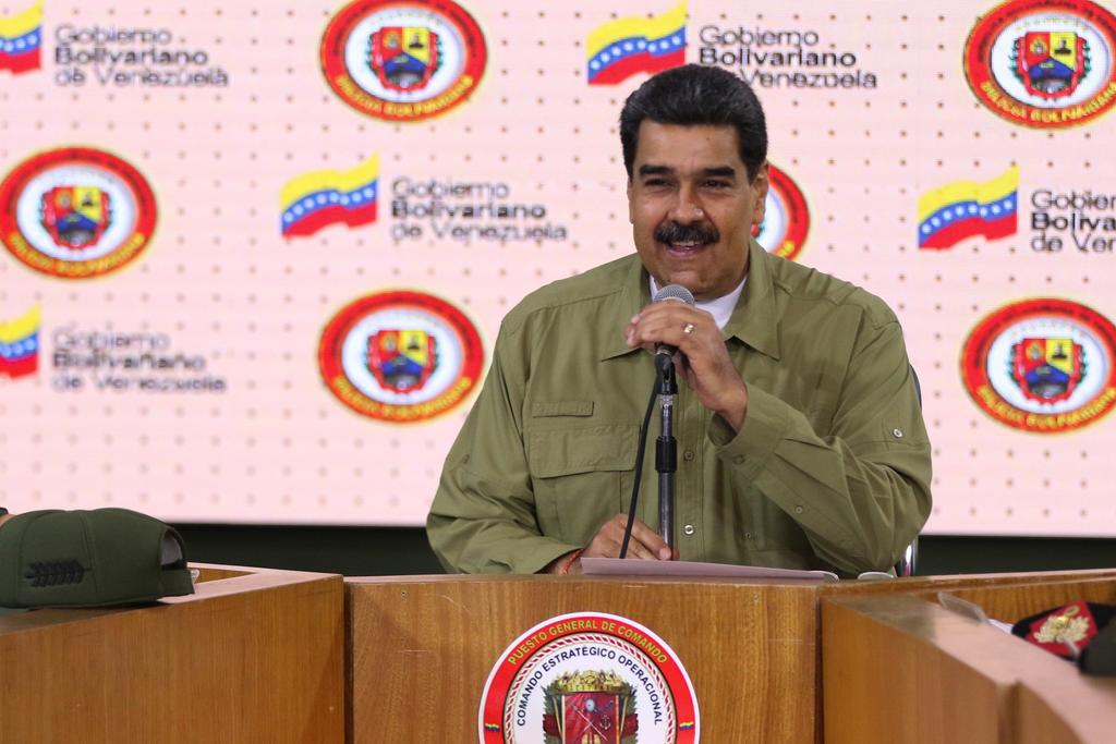 Maduro anuncia despliegue de milicianos en las calles