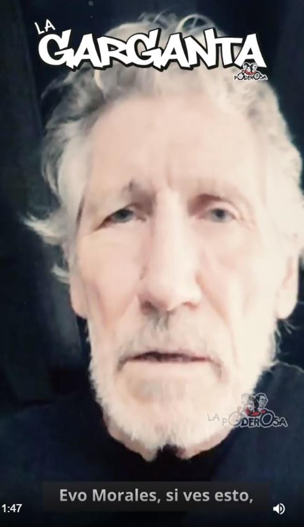 Roger Waters apoya a Evo Morales