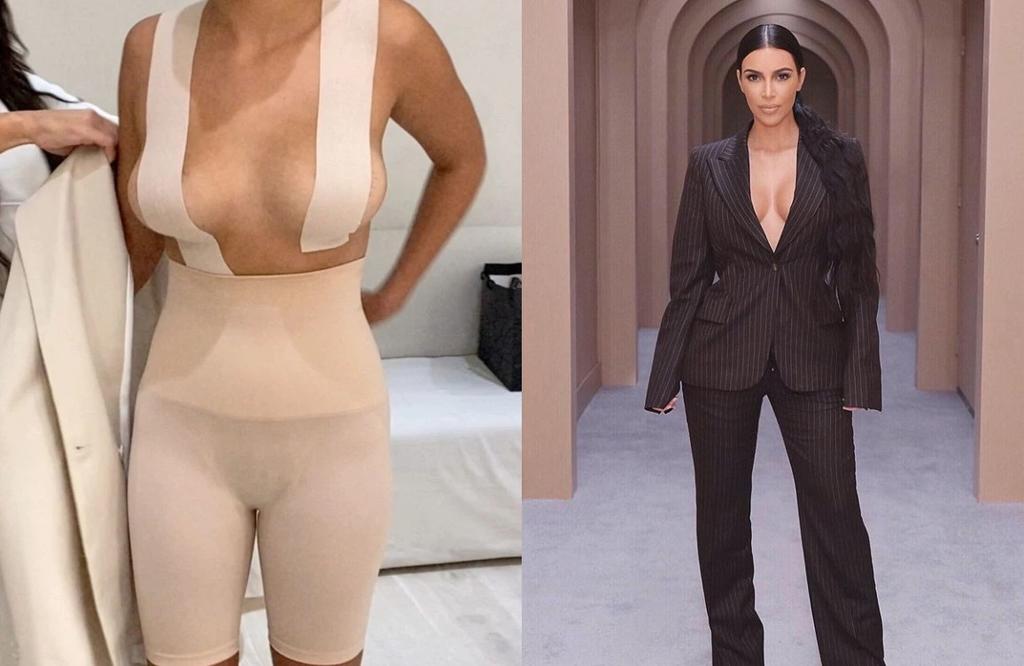 Kim Kardashian muestra el secreto para sus escotes