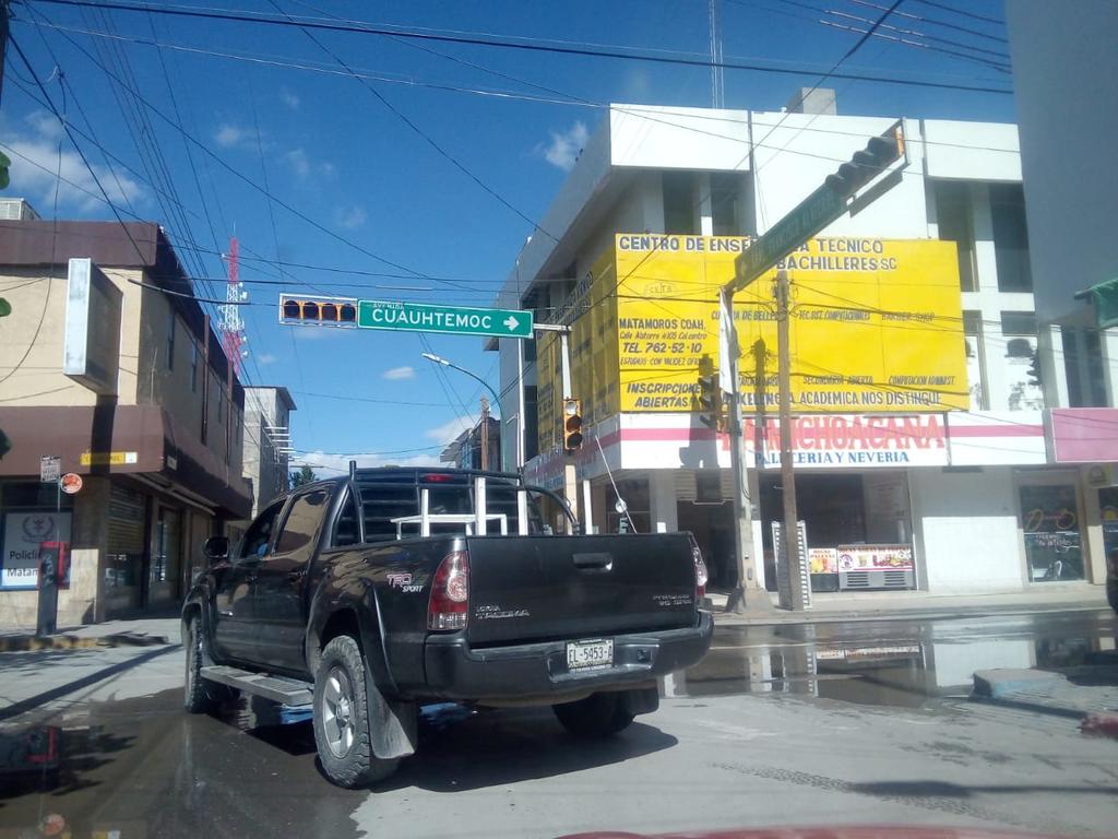 Reactivarán semáforos de zona comercial en Matamoros