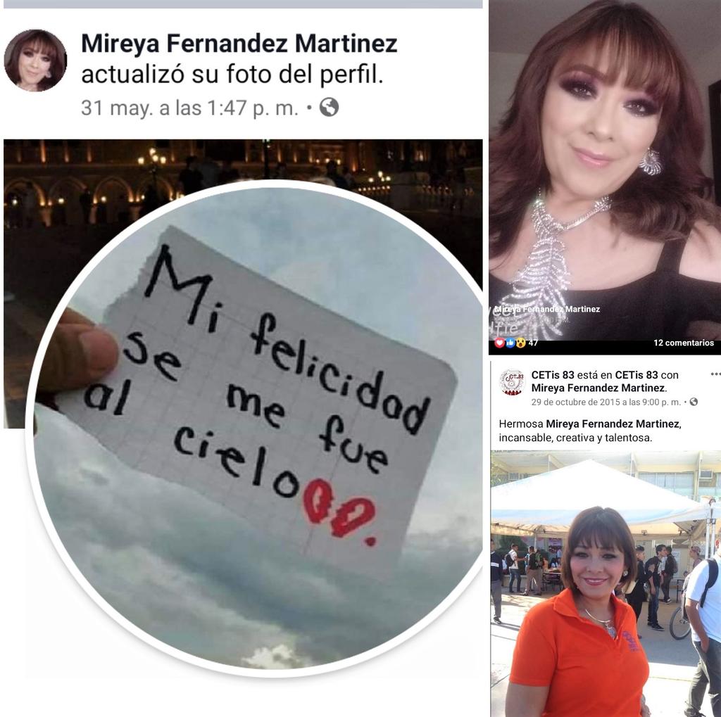 'Mi felicidad se fue al cielo', última publicación de maestra asesinada en Torreón