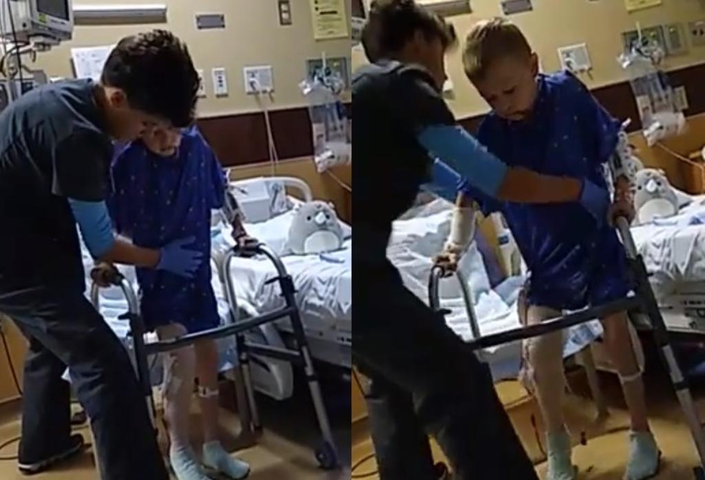 Comparten video de Cody recuperándose tras masacre de la familia LeBarón