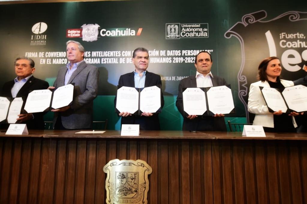 Gobierno de Coahuila firma convenio con INAI para protección de datos personales