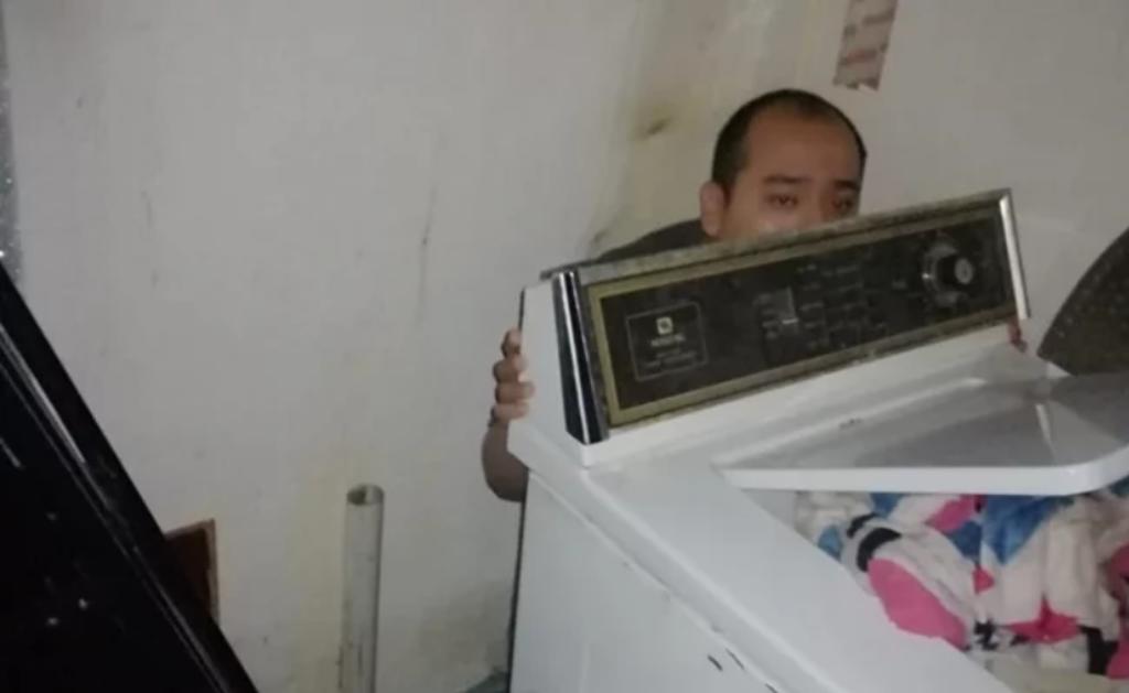 Hombre reportado desaparecido es encontrado detrás de su lavadora