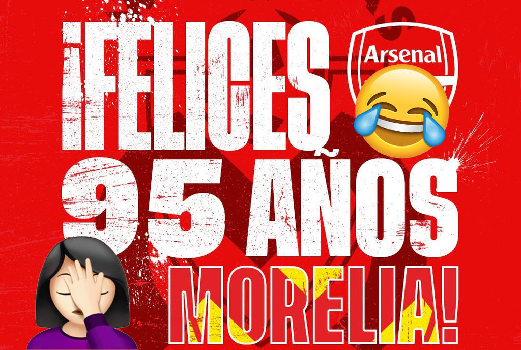 Arsenal felicita a Monarcas por su aniversario y sale 'trolleado'