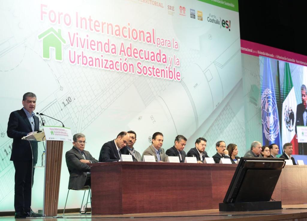 Inauguran Foro Vivienda Adecuada y Urbanización Sostenible en Coahuila