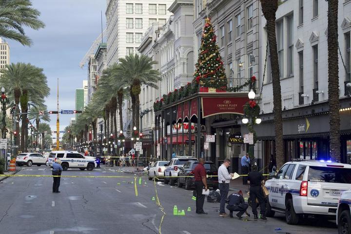 Tiroteo en popular barrio de Nueva Orleans deja 11 heridos