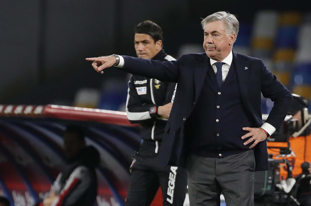 Ancelotti concentrará al Napoli desde el miércoles
