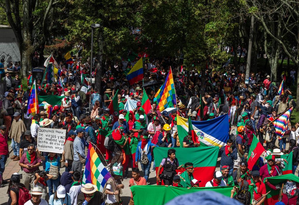 Indígenas y sindicatos de Colombia inician otro paro contra el Gobierno de Duque