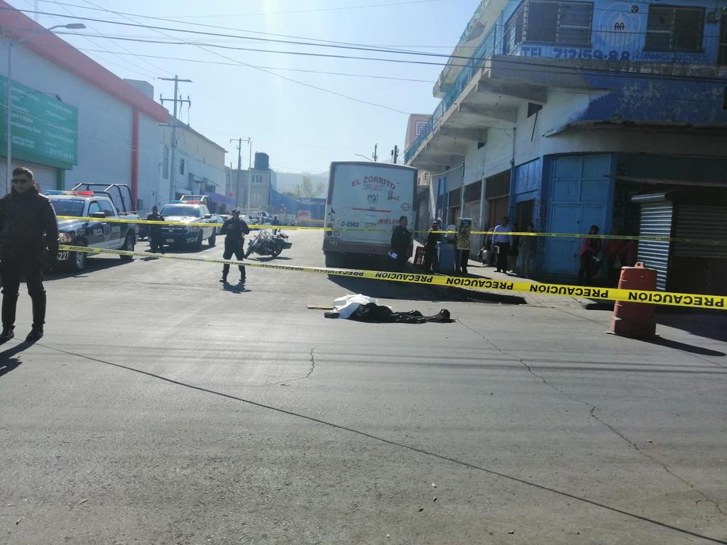 Muere octogenaria arrollada por autobús en el Centro de Torreón