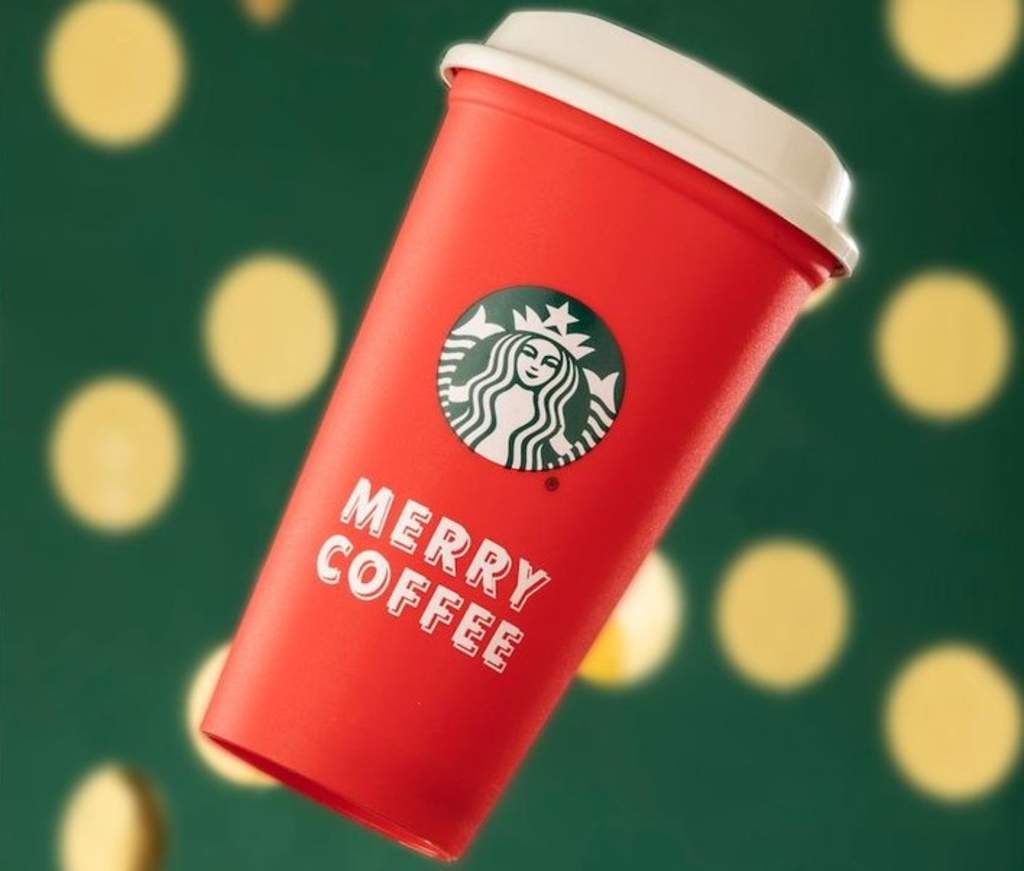 Vasos reusables, el lanzamiento navideño de Starbucks