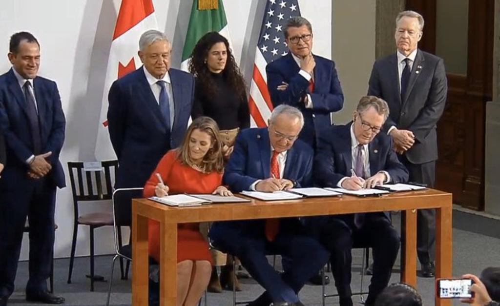 México, EUA y Canadá firman nueva versión del T-MEC