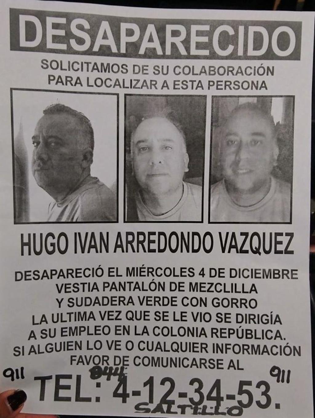 Localizan en Torreón a hombre desaparecido en Saltillo