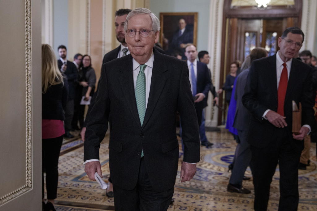 Líder del Senado de EUA afirma que es su turno para juicio político