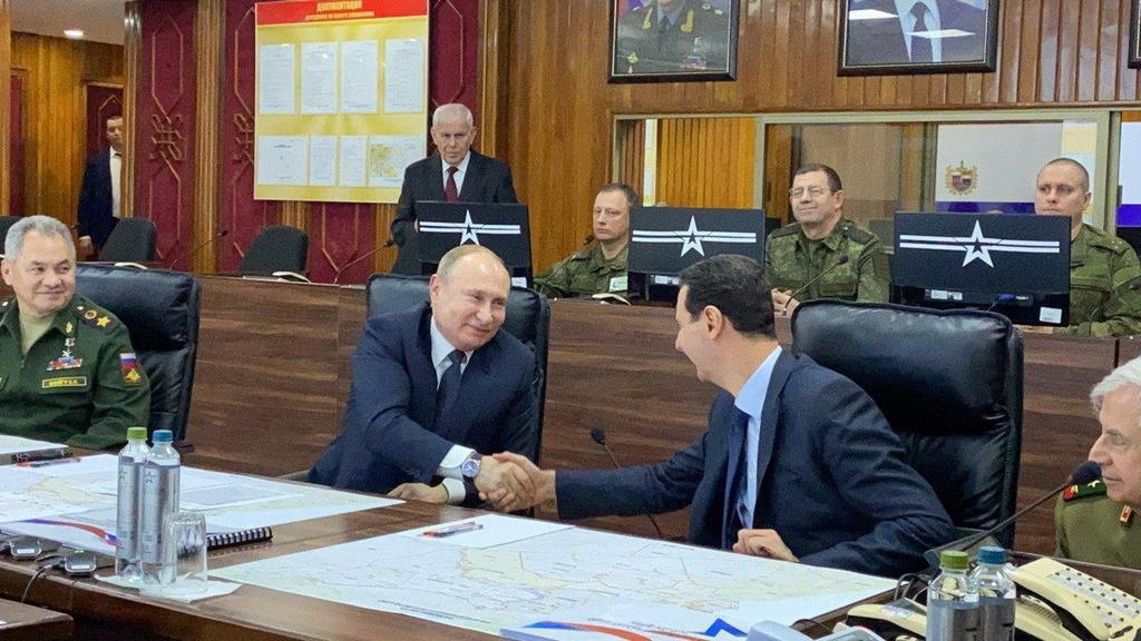 Putin visita Siria por sorpresa y se reúne con Al Asad