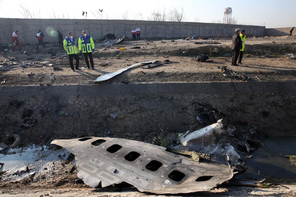 Descartan terrorismo en accidente de avión ucraniano en Irán