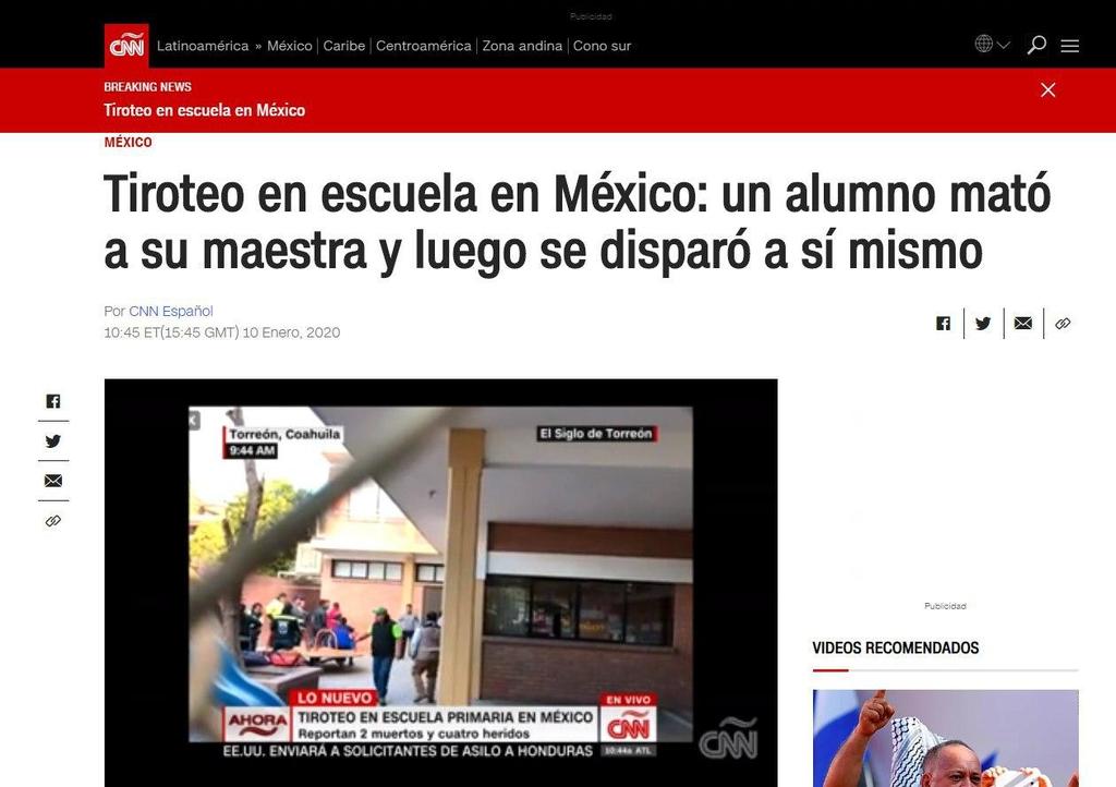 Torreón, en la mira internacional tras tragedia en colegio