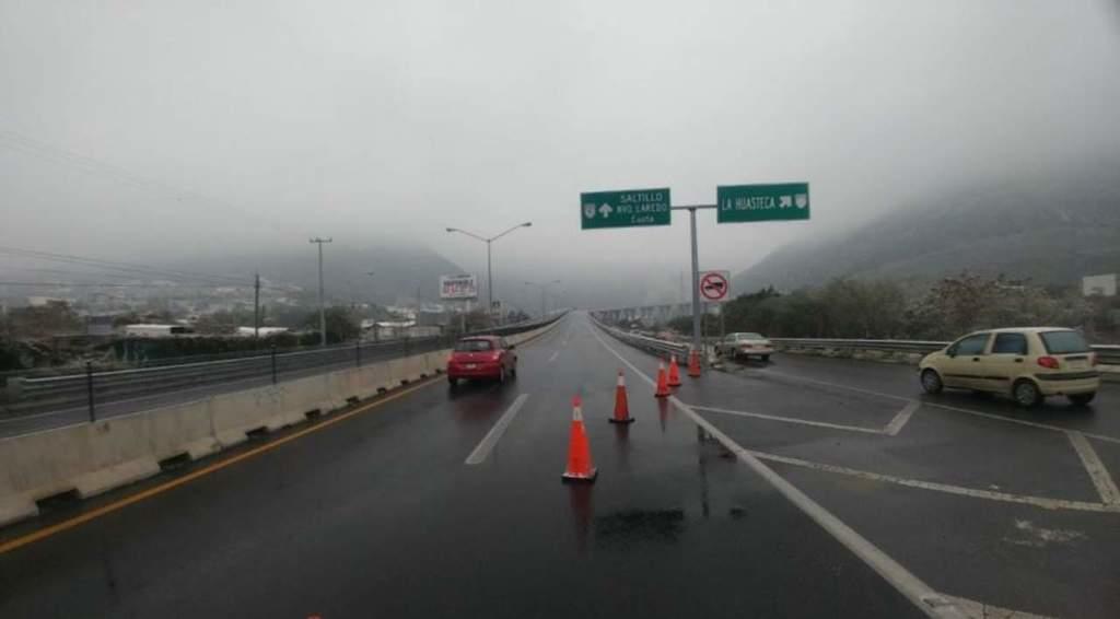 Se han registrado hasta 18 accidentes en tramo de autopista Saltillo-Monterrey