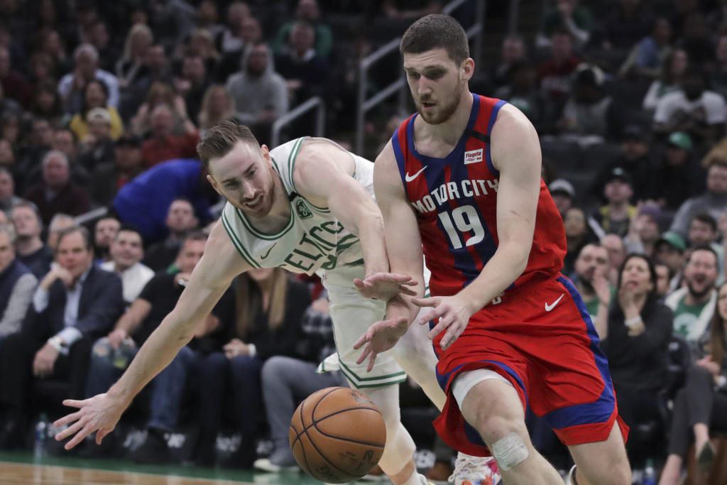 Pistones de Detroit rompen mala racha ante los Celtics de Boston