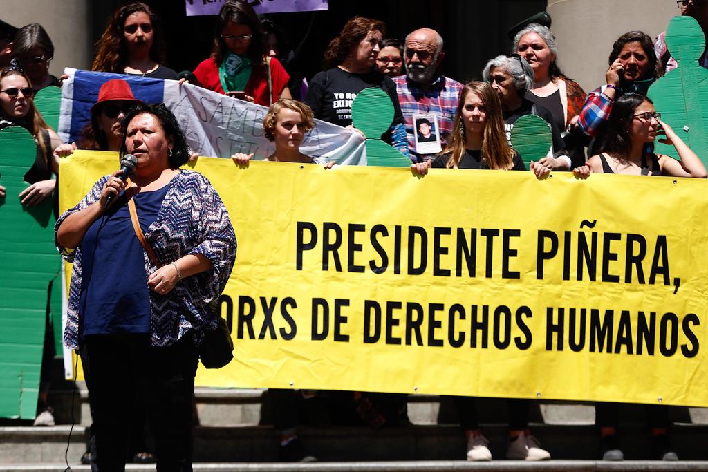 Víctimas de Pinochet se unen a manifestantes chilenos
