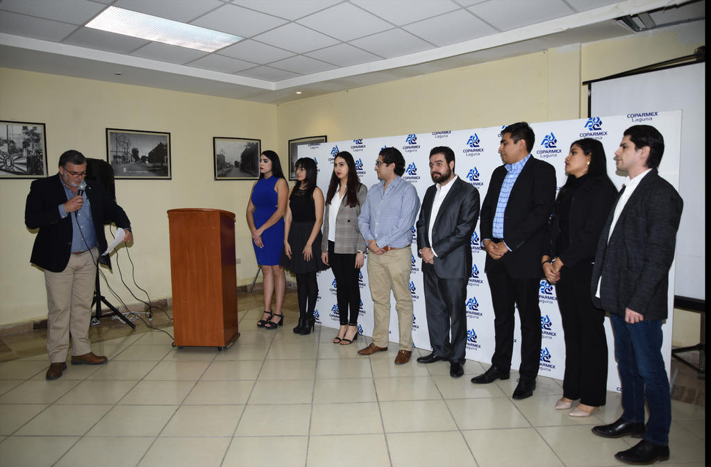 Eligen a nuevo presidente de los jóvenes en Coparmex Laguna