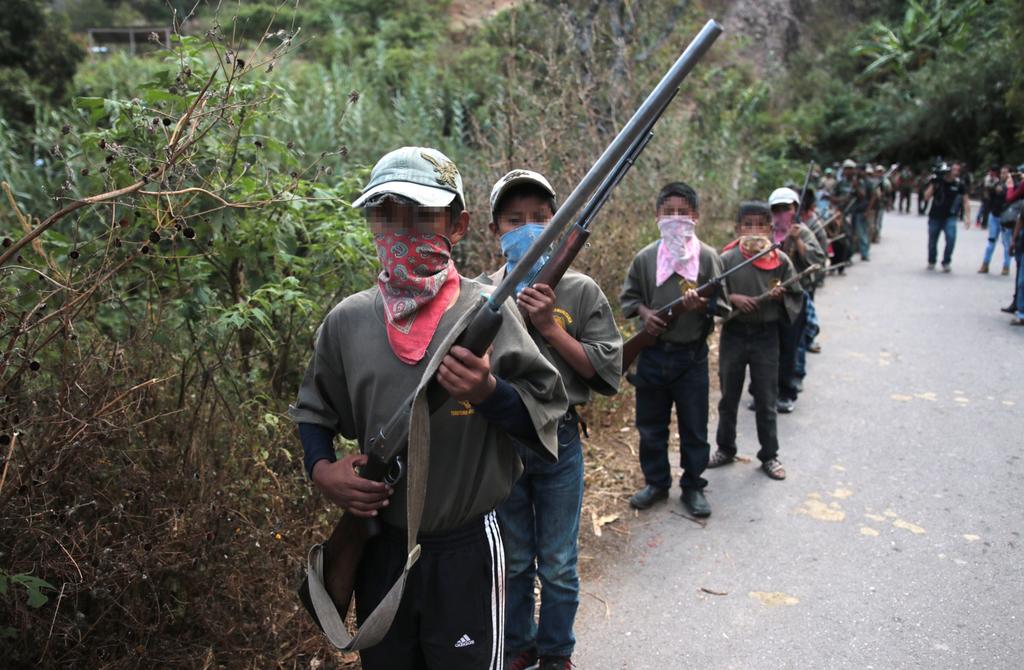 Arman a menores para 'defenderse' en Guerrero