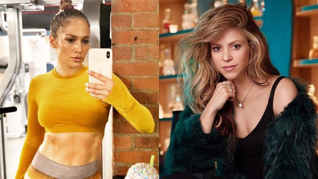 Jennifer Lopez y Shakira presumen cinturita previo al Super Bowl