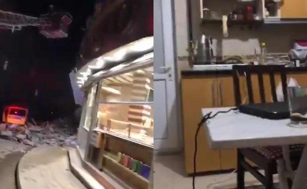 Así se vivió el terremoto en Turquía; comparten videos del desastre en la red