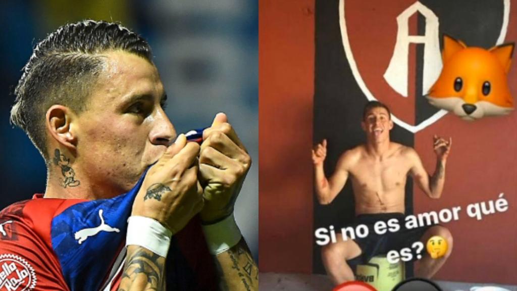Beso de Cristian Calderón al escudo de Chivas genera reacciones